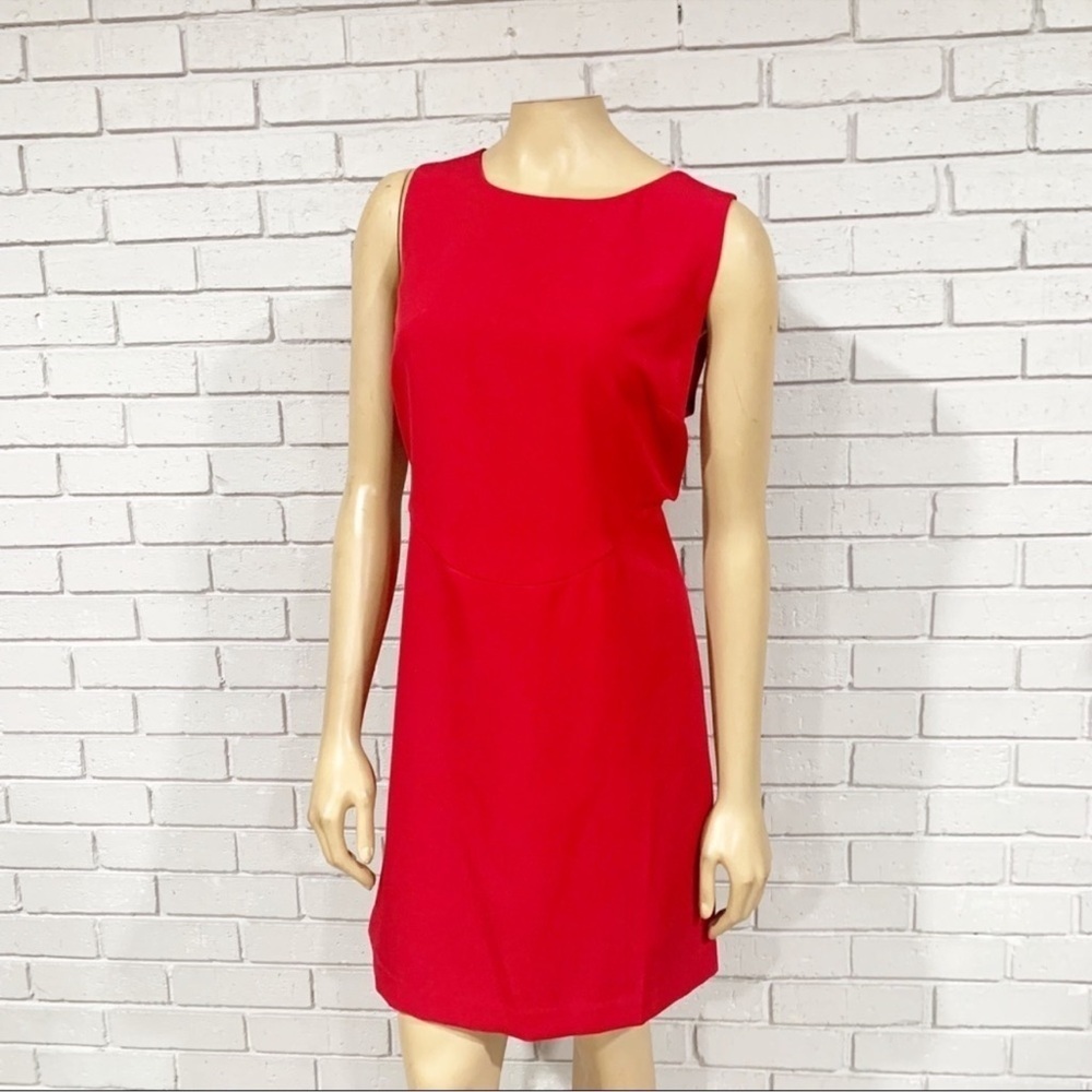 Anthropologie Mare Mare Cutout Red Dress